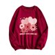 thumbnail image 2 of Gibobby Sudaderas con cremallera Sudadera para el día de San Valentín para mujer, camisas con corazón de amor, de San Valentín, camisetas de manga larga (Vino, S), 2 of 4