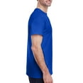 thumbnail image 4 of Gildan Short Sleeve T-Shirt -GR50, Men's Crew Neck Tee 100% Heavy CottonT-Shirt, (XL, Royal), 4 of 5