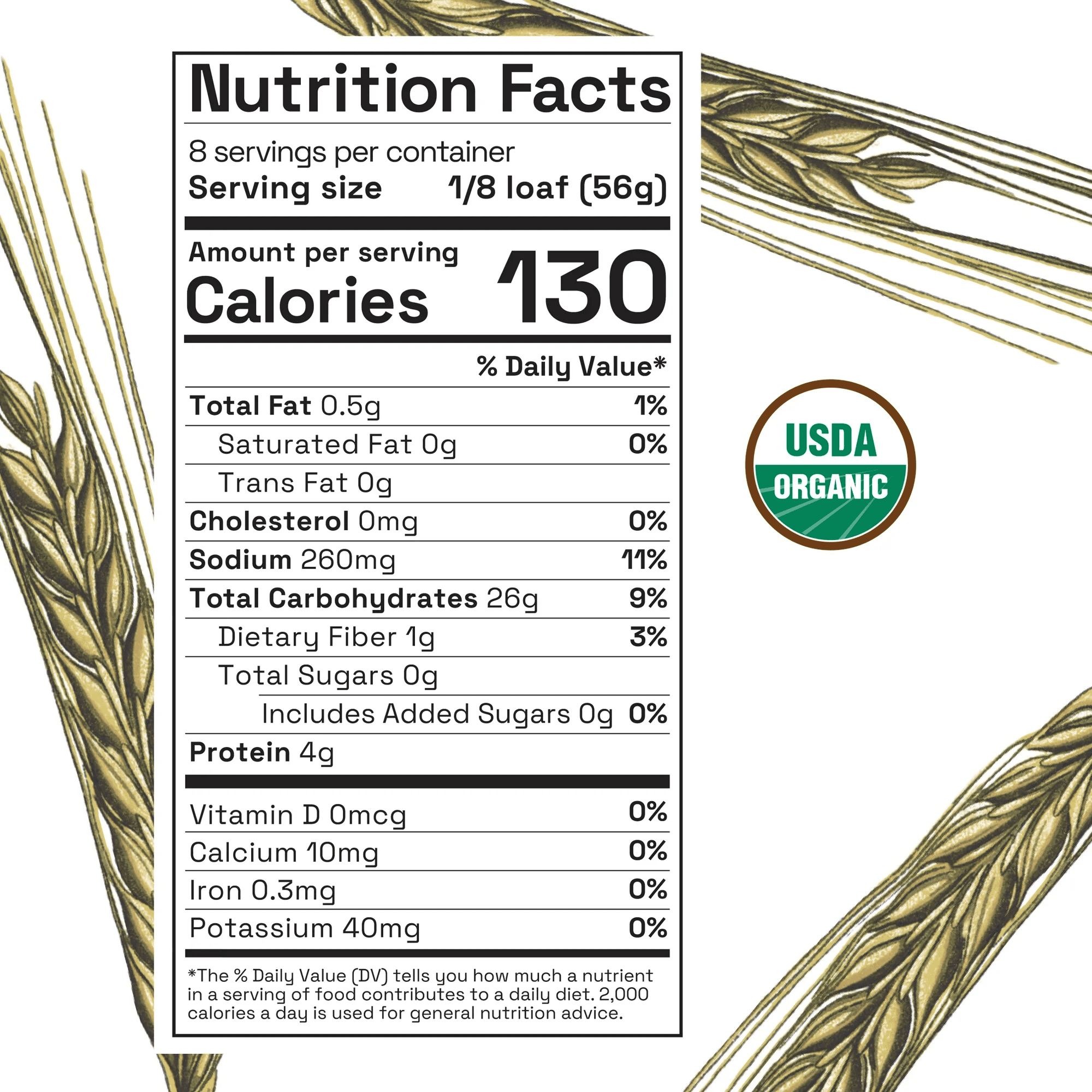 Essential Bake-at-Home Sourdough Bread, Certified Organic, Non-GMO, Shelf-Stable, 16 oz
