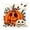 04_GhostPumpkinDigital_18x18in, variant on Halloween Pillow Covers Ghost Pumpkin Digital Print Spooky Throw Pillow Cases Decorative Cushion Covers Soft Home Decor for Sofa by OVFUIZ