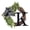 K, variant on yilyih New Last Name Year Round Front Door Wreath Front Porch Decoration 26 Letter Welcome Sign with Eucalyptus Garland and Bow Spring Wreaths for Front Door Outside Hanger Garland (Y)