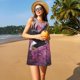 thumbnail image 3 of Disketp Flower Bald Eagle para Vestido sin Mangas para Mujeres, Vestidos de Verano para Mujeres, Casual y Holgado para la Playa, 3 of 7