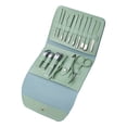 thumbnail image 2 of Manicure Nail Clipper Conjunto, Pinzas de Piel Muerta de Acero Resistente Cilería de Cejas Caquetas de Unas Kit de Pedicura 16 Piezas Incisivas Con Bolsa de Almacenamiento para, 2 of 7