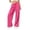Red*, variant on RUTAYY Women's Wide Leg Pants Drawstring Elastic Waist Vertical Side Stripe Side Pockets Casual Sports Comfortable Long Trousers, Blue