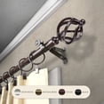 thumbnail image 4 of Jinx 13/16" Bay Window curtain rod 20"-36", 38"-72" - Cocoa,(ABay-42-7), 4 of 4