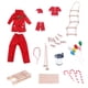 thumbnail image 4 of Ropa de muñecas en miniatura CUTICAT accesorios de ropa de muñecas de Navidad 31 piezas, 4 of 8