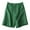Green, variant on Women's High Waisted Baggy Shorts Elastic Breathable Loose Cotton Linen Pants Baggy Dressy Casual Womens Jorts with Pockets M-3XL