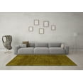thumbnail image 3 of Ahgly Company Indoor Round Abstract Green Modern Area Rugs, 7' Round, 3 of 4