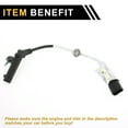 thumbnail image 6 of Unique Bargains 1 Pc No.4R8Q6C315AD Crankshaft Position Sensor for LAND ROVER Discovery IV 3.0TD 4x4 2010-2018 Sturdy Car Engine Crank CKP Sensor, 6 of 6
