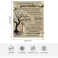 thumbnail image 3 of New Mom Gifts,Gifts for New Mom,Mom Gifts,Birthday Gifts for Mom, Daily Affirmations Mother Blanket 50"x60", 3 of 5