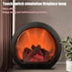 thumbnail image 5 of Kearding Lámpara de chimenea de moda exquisita y encantadora con luz LED táctil, lámpara de llama sensible portátil ligera y táctil redonda Decoración del hogar, 5 of 6