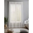 thumbnail image 2 of Sheer Curtains 84 Inches Long, Cream Greek Key Semi Sheer Curtains Light Filtering Window Treatment, Geometric Greece Ancient Farmhouse Geo Privacy Voile Drapes for Living Room Bedroom 52x84 Inch, 2 of 7
