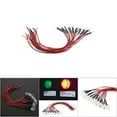 thumbnail image 4 of Light Emitting Diodes,50PCS 12V 8mm Chromatic Indicator Light Accessory Electronic Component Meticulously Designed, 4 of 9