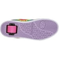 thumbnail image 4 of HEELYS Youth Kids Tracer Wheels Skate Sneaker Shoes Purple/Neon Yellow/Tie Dye, Numeric_3, 4 of 5