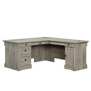 Sauder Palladia L-Shaped Computer Desk, Split Oak Finish