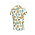 thumbnail image 5 of Honeii Tiger Leaves Print Kids Boy T-Shirt,Breathable Round Neck Tee,Stylish Summer Tee for Boys, for Outdoor Activities and Casual Wear, 5 of 7
