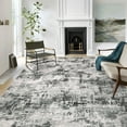 thumbnail image 1 of Modern Abstract Area Rugs Washable , Soft Large Bedroom Rug, 1 of 10