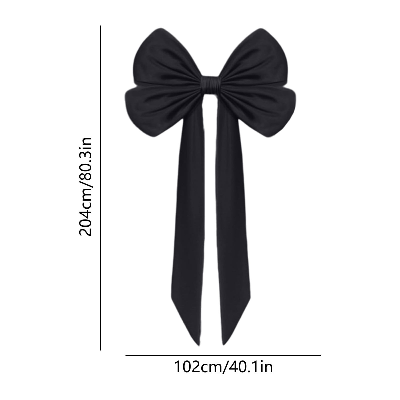 Oversized Velvet Bow Tree Topper – 40" Statement Ribbon for Holiday, Wedding and Party Décor, Indoor/Outdoor Use, Ideal Gift