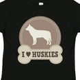 thumbnail image 4 of Inktastic Husky Dog Gift I Love Huskies Boys or Girls Toddler T-Shirt, 4 of 5