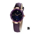 thumbnail image 3 of PGYONG Jewelry Clearance! Stylish Luxurious Dial Mirror Leather Strap Watch, 3 of 3