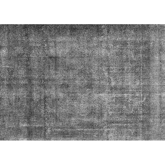 Ahgly Company Indoor Rectangle Oriental Gray Industrial Area Rugs, 7' x 9'