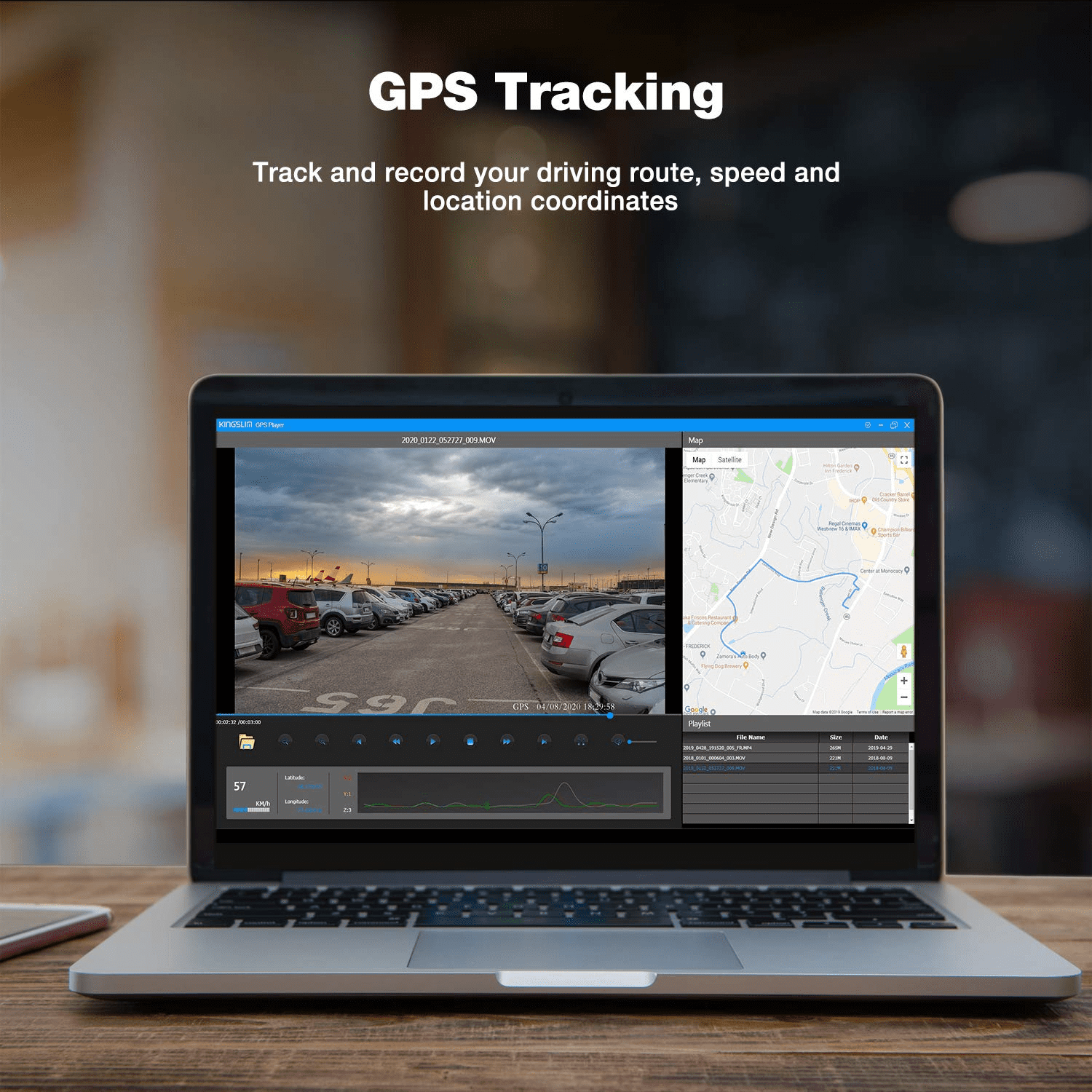 kingslim d1 pro 2k dual dash cam