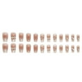 thumbnail image 3 of PFDDRW Fake Nails French Style Wear Nails Long Diamond-Bow Fashionable Whitening-, 3 of 8