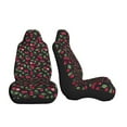 thumbnail image 3 of Cauagu Ripe Red Cherry Print Car Seat Covers,Universal Automotive Seat Covers Car Seat Protectors Easy to Install Car Cover Car Accessories Auto rucks Van & SUV-2 PCS, 3 of 9