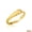 Yellow, variant on 14k Yellow Gold Textured Ouroboros Serpent Snake Ring (Size 5)
