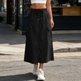 thumbnail image 2 of Maoxin Womens Skirts Women's Summer Print Skirt ,Black,L, 2 of 9