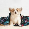 thumbnail image 4 of Pofeuu Paisley Print Puppy Blanket,Dog Blankets,Pet Blanket Cozy Cat Blankets for Indoor Cats, Fuzzy Pet Blanket for Kitten Doggy Dog Blankets-Small, 4 of 8
