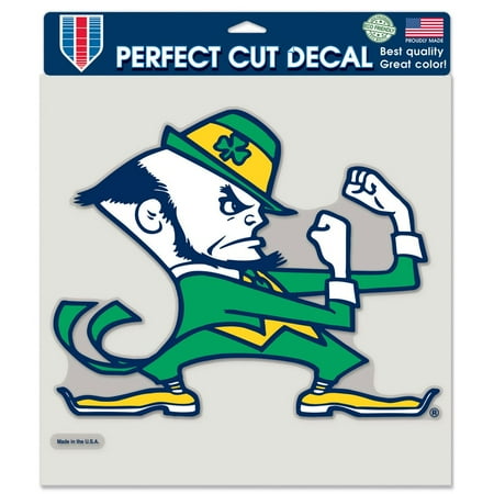 Notre Dame Fighting Irish Official NCAA 8 inch x 8 inch Die Cut Car Decal by Wincraft
