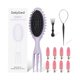 thumbnail image 1 of wonima44 Curl Defining Hair Brush, Wet Hair Brush for Women and Men, Detangler Hairbrush for Wet & Dry, Styling Brush for Curly Hair, Shaping and Defining Curls for Long/Wavy/Damaged Hair, Purple, 1 of 1