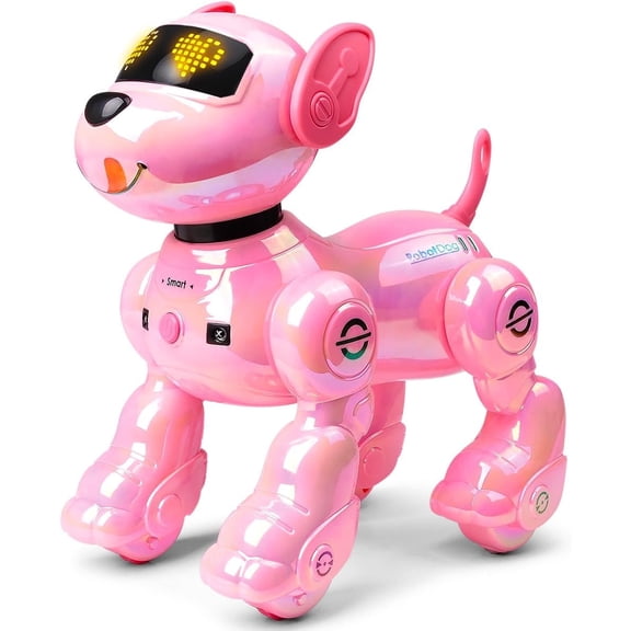 2026 New Smart Remote-Controlled Robot Dog 17 Fun Interactive Features Intelligent Programmable Robot Puppy Robot Dog Toy That Sings, Dances, and Walks Perfect Gift for Ages 3-8