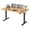 Maple, variant on SONGMY Electric Height Adjustable Standing Desk Large 48 x 24 Inches Sit Stand up Desk Home Office Computer Desk Memory Preset with T-Shaped Metal Bracket, Black