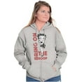 thumbnail image 5 of Retro Betty Boop Cartoon Bring It On Zip Hoodie Sweatshirt Women Brisco Brands S, 5 of 6