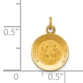 thumbnail image 2 of 14K Yellow Gold Holy Trinity Medal Charm, 2 of 2