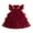 Red, variant on Ashirexll Girls Summer Dress, Dresses for Girls, Children Summer Casual Tiered Dress Ruffle Sleeve Flower Sequin Mesh Princess Dress for Kids 2-10Y