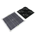 2024 Solar Panel Fan Kit Monocrystalline Silicon Solar Panel