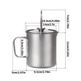 thumbnail image 4 of CEORPER Portable Pouring Over Coffee Presses French Brewer For Outdoors Hiking Travels, 4 of 14