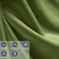 thumbnail image 7 of Koby Home 58" Loveseat Sofa Couch - Velvet Comfy with Wood Legs for Living Room Green, 7 of 7