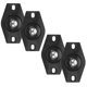 thumbnail image 1 of unbranded 4Ud Giratorias Adhesivas Para Contenedores Negras De ABS Fácil Instalación, 1 of 6