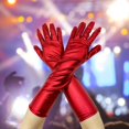 thumbnail image 4 of Guantes largos clásicos para mujer, guantes , ñas, talla única Colcomx Guantes Flapper Largos, 4 of 8