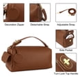 thumbnail image 4 of GAEKEAO Women’s Small Shoulder Bag Vegan Leather Crossbody Handbag with Adjustable Removable Strap, 4 of 7