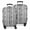 Black Geometric Striped, variant on Blue Abstract Pattern Luggage Cover Fashion Suitcase Cover Baggage Covers Fit 25-28 Inch Luggage (Go Travel)