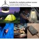 thumbnail image 2 of Linterna solar recargable 2 en 1 para camping, minilinterna LED portátil, batería solar de 2000 mAh, luz de camping impermeable, lámpara de emergencia para camping, vivac, pesca, senderismo y tiendas, 2 of 5