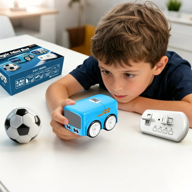 Noehoiugi 2026 Upgraded Gesture Sensor Rc Car, Auto-Follow And Obstacle Avoidance Vehicle With Patrol Line Driving And Expression Led Lights
