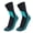 Blue, variant on Men's/Women's Mid-Calf Hiking Socks – Moisture-Wicking, Quick-Dry Outdoor Socks for Camping, Trekking & Skiing, Blister-Resistant Cushioned Crew Socks (1 Pair)