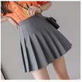 thumbnail image 2 of Jupe Courte Plissée Taille Haute en Ligne pour Femmes, 2 of 4