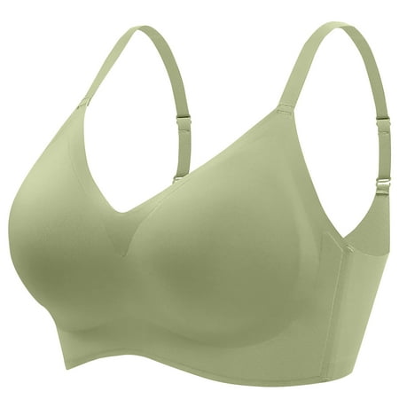 Summer Savings Clearance! Women s Everyday Bra Women Nylon Bra Fashion Women s Solid Color Thin and Light Wireless Removable Jelly Adhesive Bra for Soft Support(1pc Underwear)